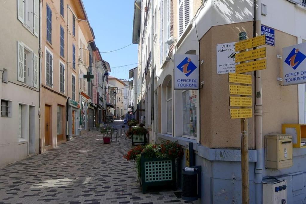 *New*Les Amandines Le Loft* Wifi Lägenhet Allevard Exteriör bild
